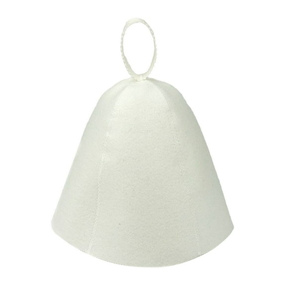 Wool Sauna Hat Set - Steam Bath Accessories with Elastic Breathable Design, Heat Insulation for Men Women Spa Sauna