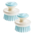 thumbnail image 1 of Wool Scrubber,Dish Scrub Brush with Ergonomic Grip Pot Scrubber Kitchen Scrub Brushes for Cleaning Dishes Pots Pans Barbecue Grills, 1 of 8
