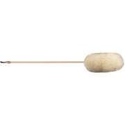 Wool Shop Lambs Wool Duster with Haning Handle All-Natural Dust Magnet USA Made 36"