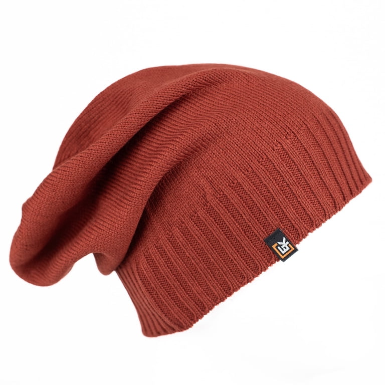 Merino Wool Blend Beanie Extra Warm Winter Hat Unisex Slouch Cuffed Extra Fine Merino Wool Hat, Slouchy Beanie Hat, Warm Winter  main image 4