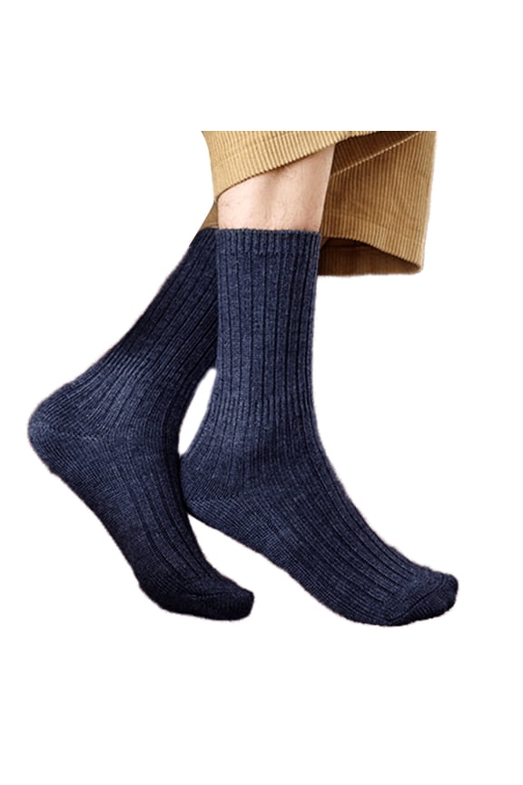 Wool Socks Mens,Thick Warm Winter Socks,Hiking Socks Soft Casual Crews Socks Cotton Boot Socks Fashion Dress Socks Gifts