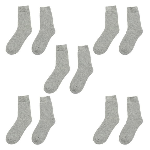 Wool Socks Super Thick Thermal Hiking Winter Warm Boot Heavy Soft Cozy Socks for Cold Weather,Beige,Beige,G45930