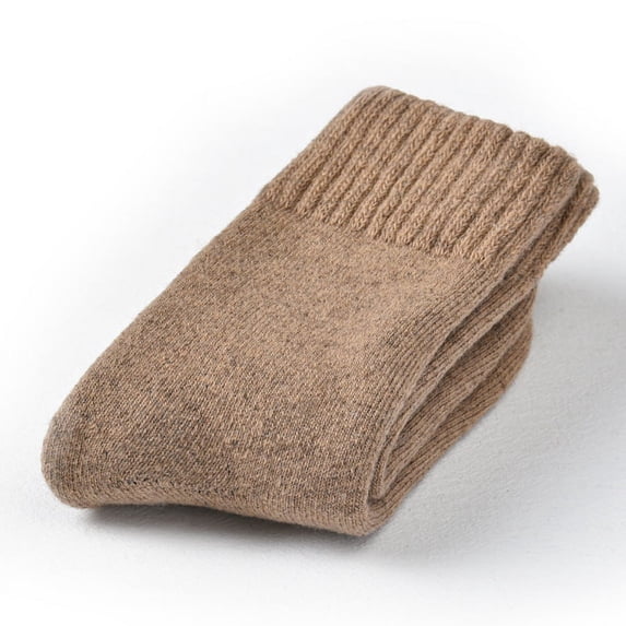 Wool Socks Women Warm Feet Hot Winter Padded Plus Velvet Warm Super Thick Cold Resistant Autumn And Winter Wool Socks Women 2 Pairs