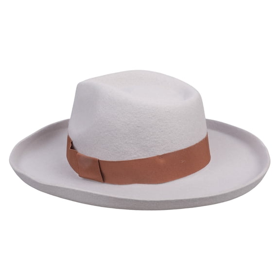 Wool Top Hat Old-fashioned Fedoras Hat Gift for Boyfriend Hat Wide Brimmed for Travel for Outdoor Gatherings