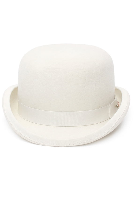 Wool Top Hat Wide Brim Fedora Hat Gift for Boyfriend Top Hat Short Brim Magician Costume for Outdoor Gatherings