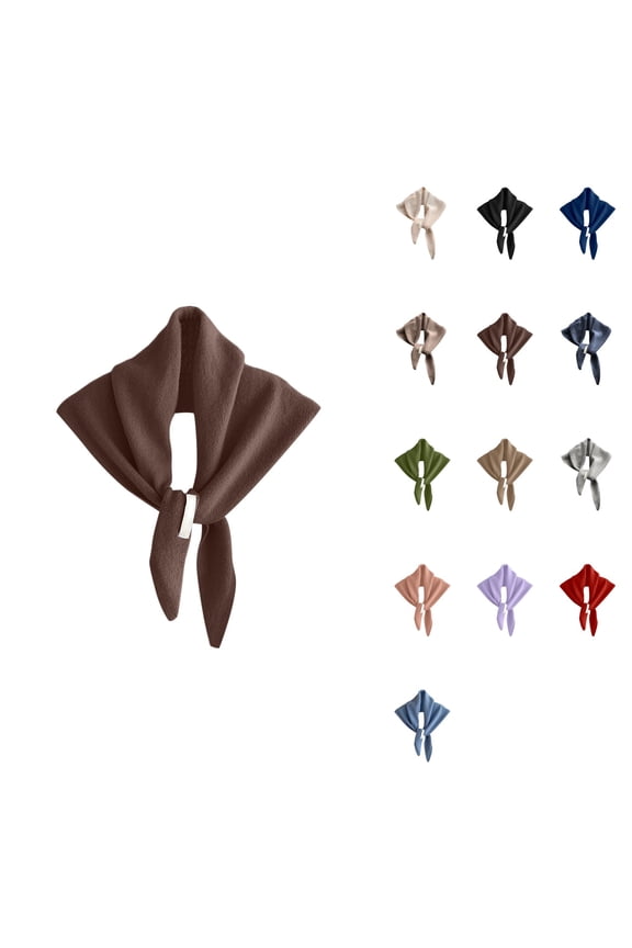 Wool Triangle Scarf Shawl Wrap for Women - Knitted Sweater Style Fashion Accessory, Soft Warm Neckwear