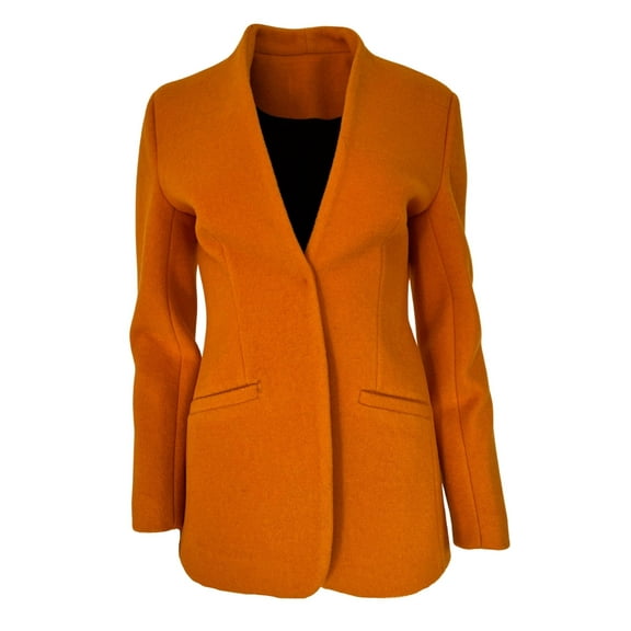 Wool V-Neck Blazer
