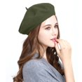 thumbnail image 1 of Wool Warm French Art Basque Beret Tam Beanie Hat Cap, 1 of 23