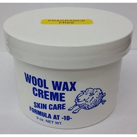 Wool Wax Creme Skin Care Formula 9 Ounce (Fragrance-Free)