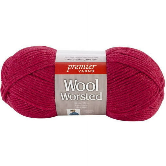 Premier Wool Worsted Yarn - Red