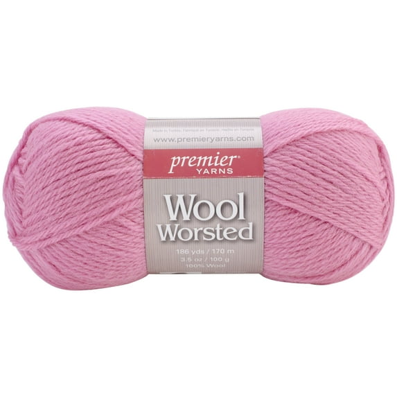 Wool Worsted Yarn-Rouge