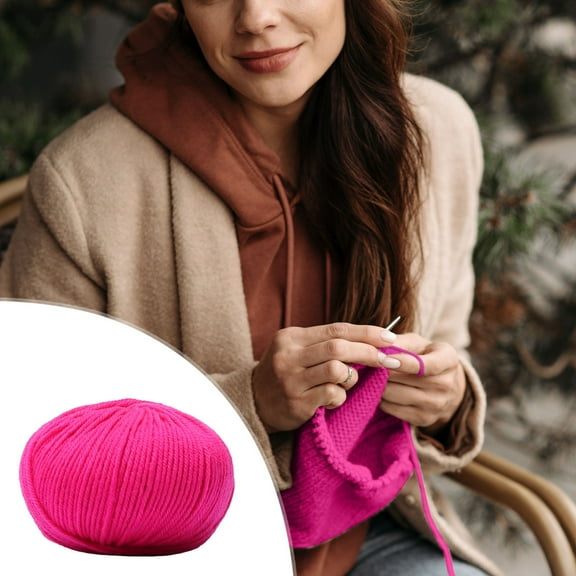 Wool Yarn under $5! Xqxayjr Hand-Woven Wool Yarn for Knitting, Medium Coarse Merino Wool Blend for Scarves and Hats, Soft Craft Yarn for DIY Crochet and Sweaters, All-Season Knitting Thread