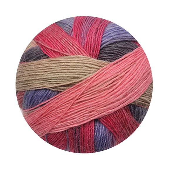 Wool Yarn Ball Thread Crochet Skin-Friendly Knitting Threads Supplies for DIY Autumn Winter Sweater Shawl Ornament