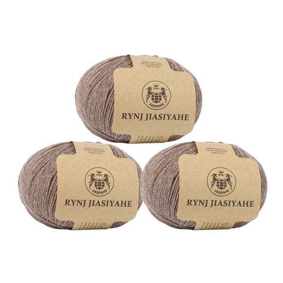 Wool Yarn - Soft 4-ply(1.5mm) Worsted Yarn for Crocheting and Knitting - 1.76oz/50g Anti-Pilling Wool Yarn with 16 Colors, Home Necessity for DIY Crafts