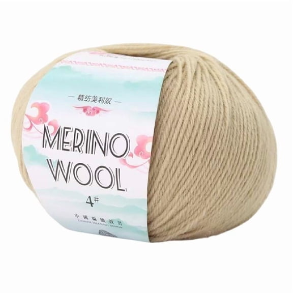 Wool Yarn Soft Worsted Weight Yarn For Beginner Knitting Rugs
