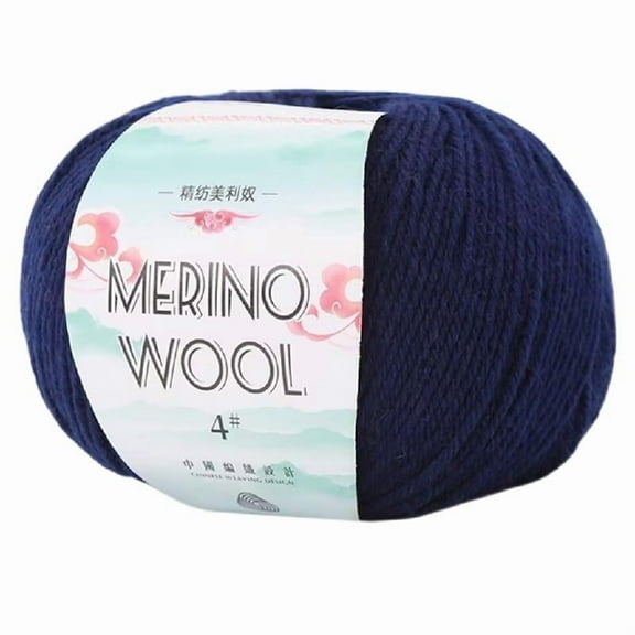 Wool Yarn Soft Worsted Weight Yarn For Beginner Knitting Rugs