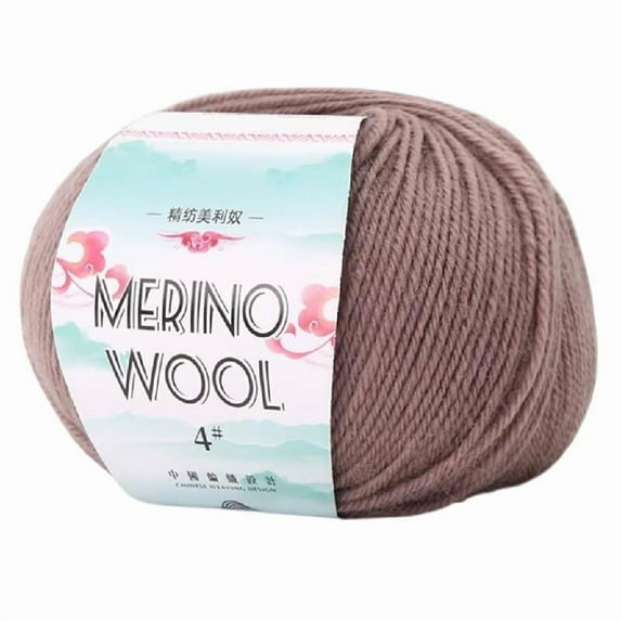 Wool Yarn Soft Worsted Weight Yarn For Beginner Knitting Rugs