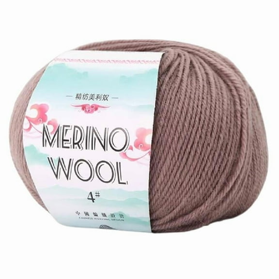 Wool Yarn Soft Worsted Weight Yarn For Beginner Knitting Rugs