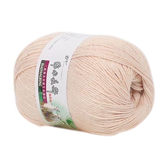 Wool Yarn for Hand Knitting and Crocheting 100 g Skein Natural Fiber Craft Yarn for Scarves Hats and Accessories