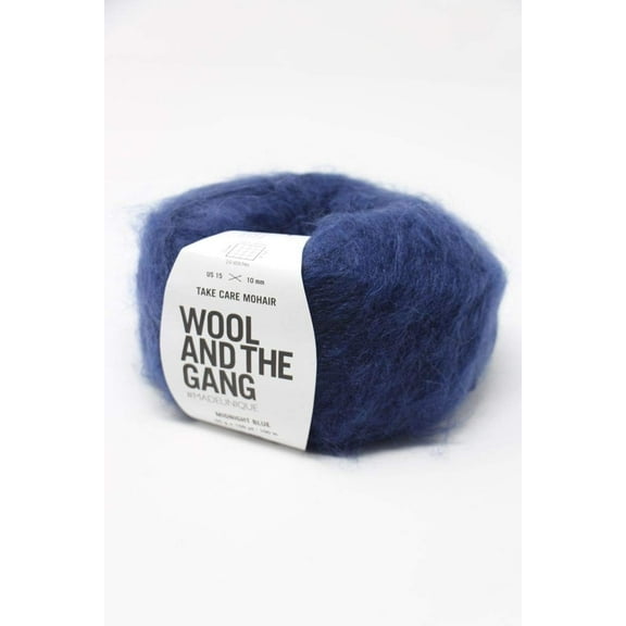 Wool and The Gang - Take Care Mohair (Midnight Blue)