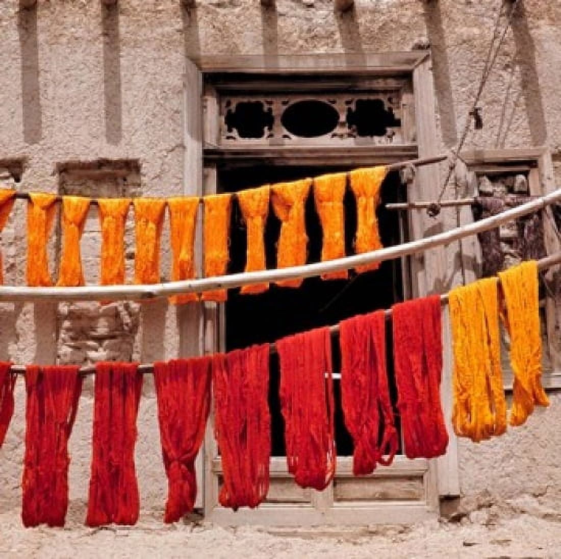 Wool drying textile Ghazni Afghanistan Canvas Art - Ric Ergenbright DanitaDelimont (31 x 30)