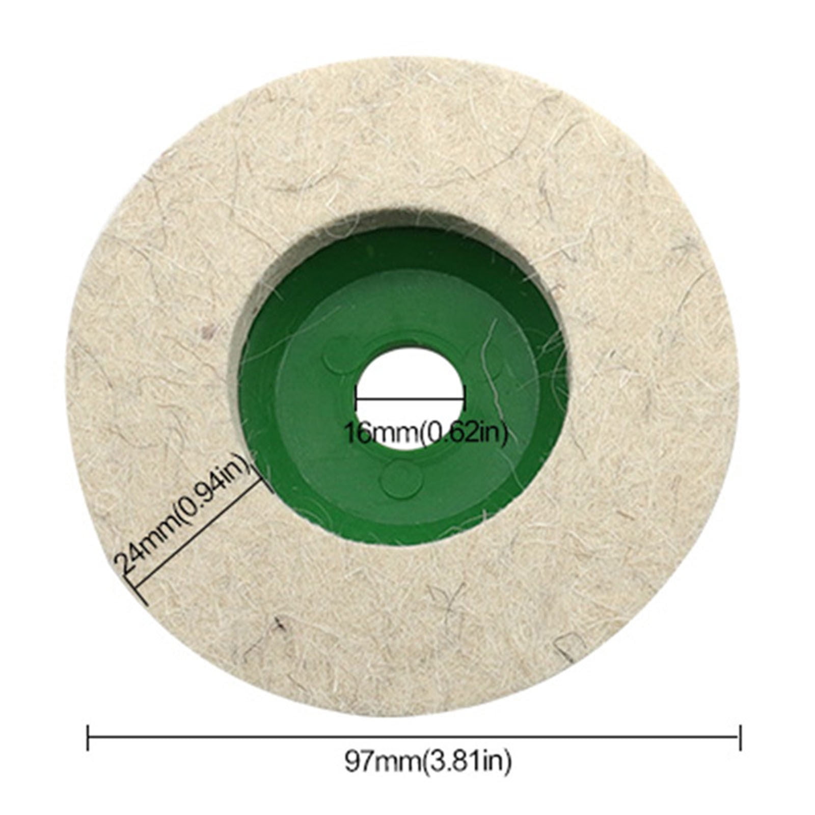 Wool wheel polishing wheel polishing disc wool disc type 95/100 wheel