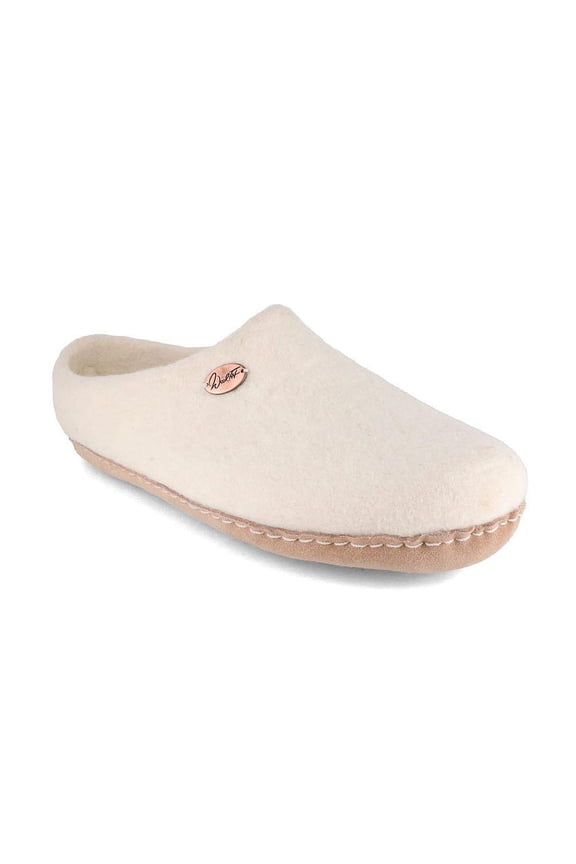 &reg; Felt Slippers | Footprint, sheep white