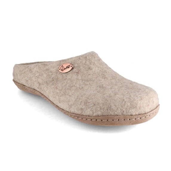 WoolFit® handmade Felt Slippers | Classic, beige