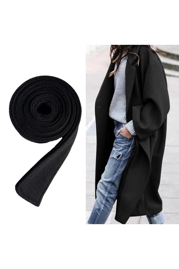 Woolen Coat Belt, Adjustable Double-Sided Slimming Decorative Strap, Wool Material Suitable For Men Women Daily Outdoor And Leisure Travel