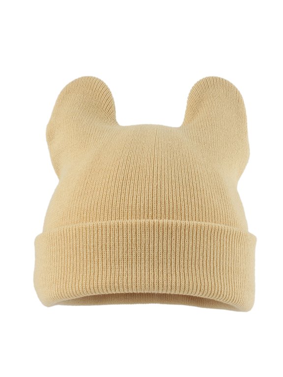 Woolen Hat Women Knitted Cat Ears Winter Warm Big Earflap Skiing Cycling Outdoor Cozy Trapper Headwear