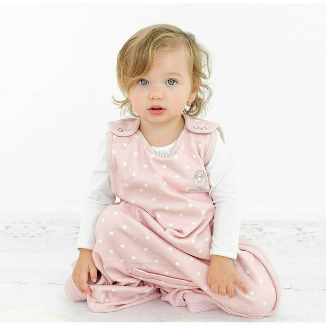 Woolino 4 Season Baby Sleep Bag or Sack for Toddlers, Merino Wool, 2 4yrs, Rose