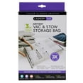 thumbnail interactive-video image 1 of Laundry 360 3 Piece Air-Tight Vacuum Storage Bag Multi-Pack, 1 of 13