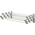 Woolite Accordion Wall Drying Rack Collapsible, Aluminum
