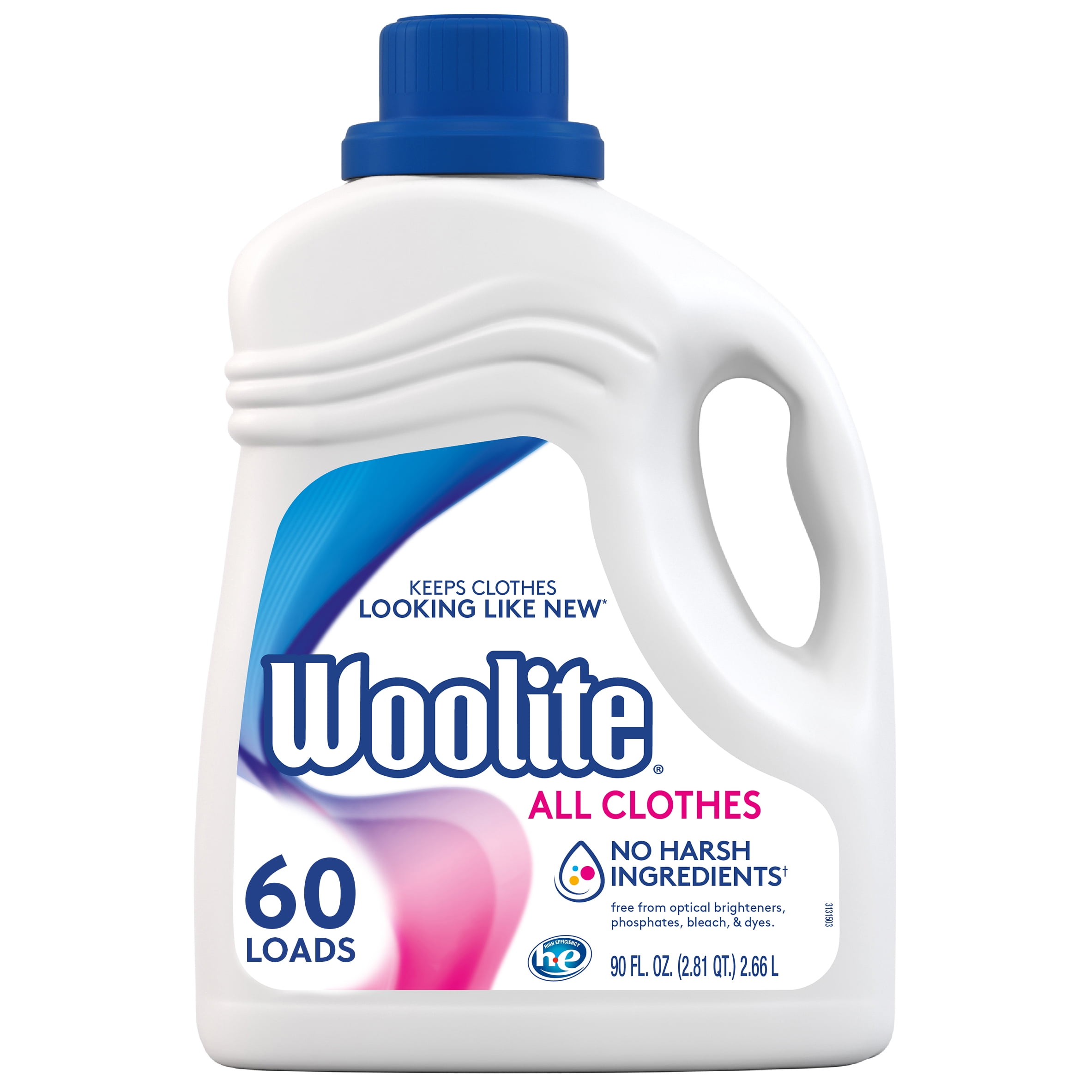 Woolite Liquid Laundry Detergent 60 Loads Sparkling Falls Scent