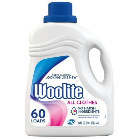 Woolite All Clothes, 60 Loads, Liquid Laundry Detergent 90 oz