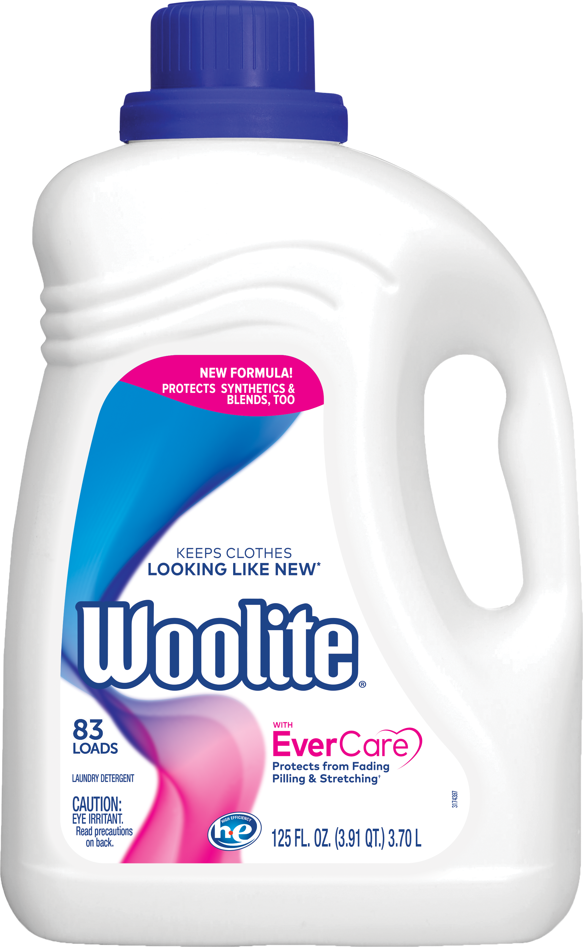 Woolite All Clothes Liquid Laundry Detergent, Sparkling Falls Scent, 83 Loads , 125oz, Regular & HE Washers, Gentle Cycle, , Packaging May Vary - image 1 of 6