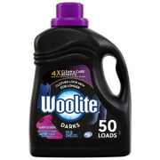 Woolite All DARKS Liquid Laundry Detergent, Midnight Breeze Scent, 50 Loads, 75oz, With Color Renew, HE & Regular Washers