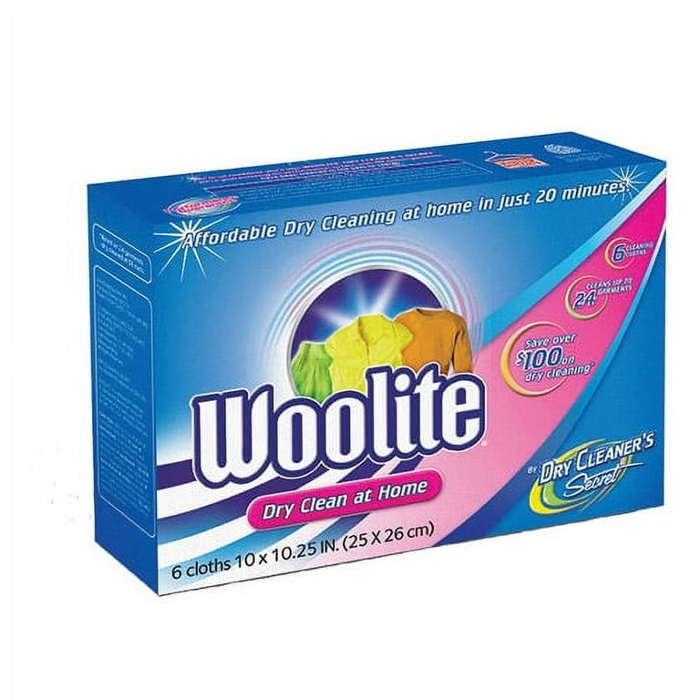 Woolite At-Home Dry Cleaner, Fresh Scent - 6 Cloths
