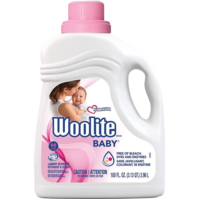Woolite Baby Laundry Detergent, 66 loads, Hypoallergenic Liquid, HE