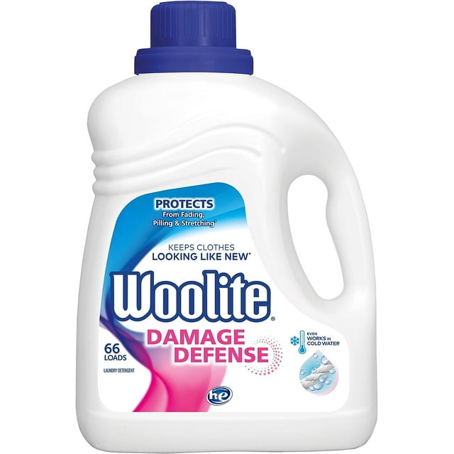 Woolite Damage Defense Laundry Detergent, 33 Loads, 50 Fl Oz, Regular ...