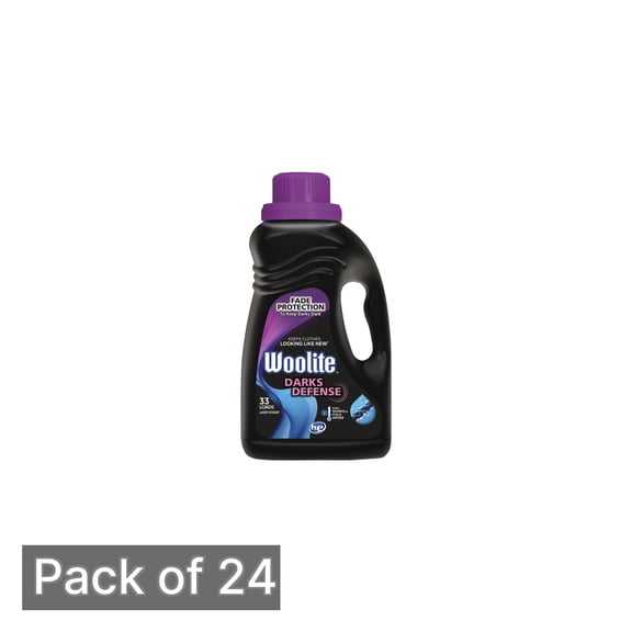 Woolite Darks Liquid Laundry Detergent 50 fl oz Bottle (Pack of 24)