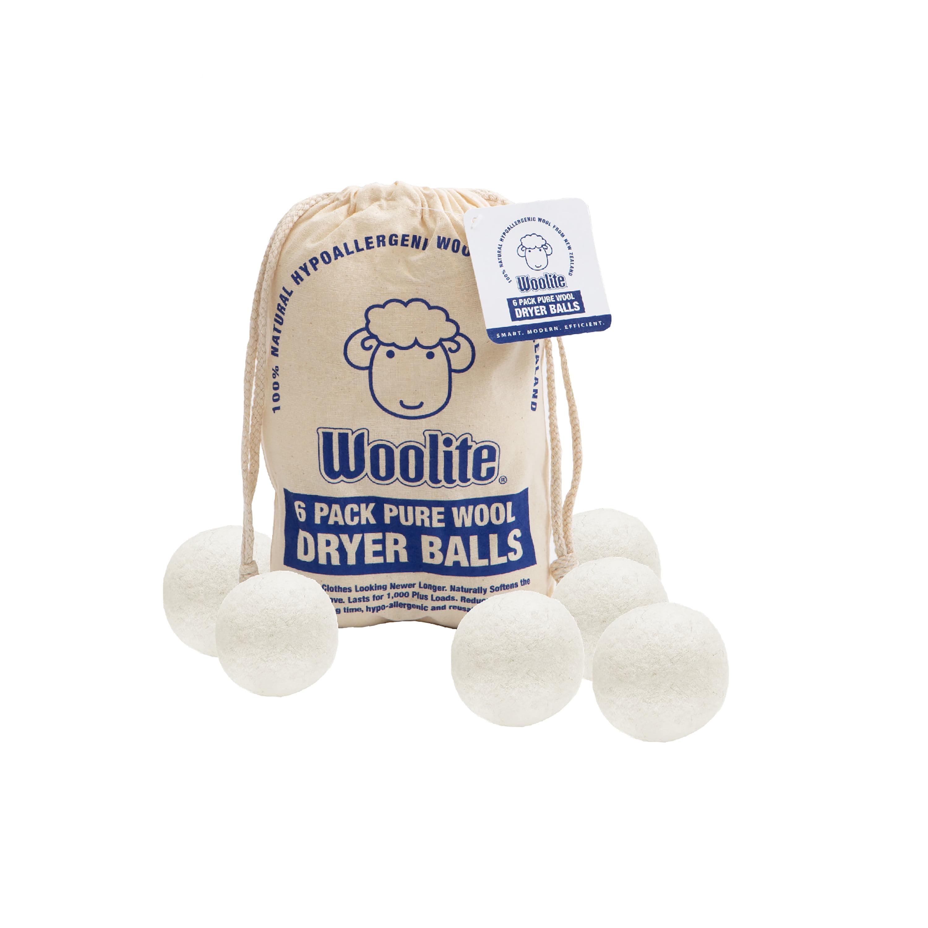 Woolite Wool Dryer Balls Set, 6 Piece