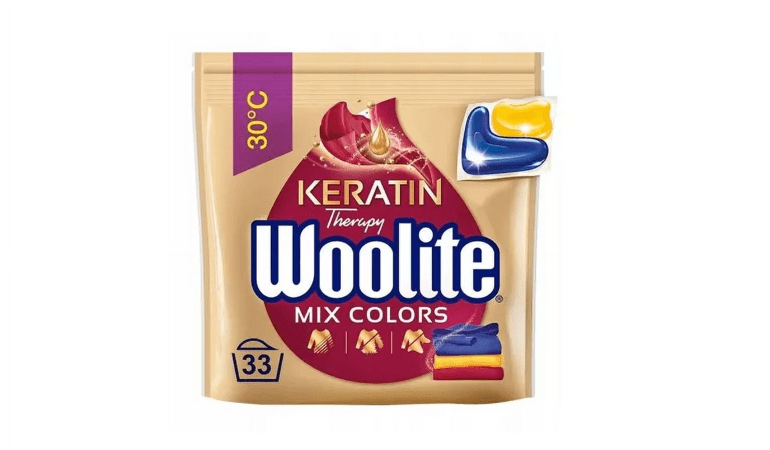 Woolite laundry capsules for COLORS -33 caps- 1 bag