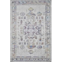 Woolknot Enclave 2'x3'' ENC1182 Beige/Multi 0.24 inch Area Rug
