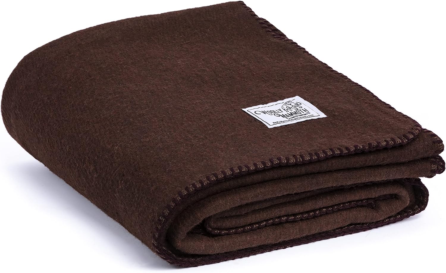 Woolly Mammoth Merino Wool Blanket Large 66" x 90" 4LBS Farmhouse