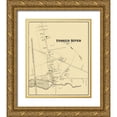thumbnail image 1 of Woolman 15x17 Gold Ornate Wood Framed with Double Matting Museum Art Print Titled - Forked River New Jersey Landowner - Woolman 1878, 1 of 4