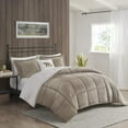 thumbnail image 1 of Woolrich Alton Ultra Soft Plush to Sherpa Berber Down Alternative Cold Weather Winter Warm Comforter Set Bedding, King,, 1 of 5