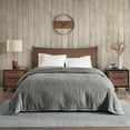 thumbnail image 1 of Woolrich Burlington Berber Blanket, King, Grey, 1 of 7