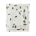 thumbnail image 1 of Woolrich Cotton Flannel Sheet Set Color: Green Tree And Trucks Size: QUEEN SET, 1 of 4