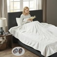 thumbnail image 1 of Woolrich Elect Electric Blanket with 20 Heat Level Setting Controller Full: 80x84" Ivory, 1 of 5